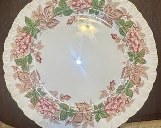 Wedgwood Wildbriar Brown Pink Dinner Plate