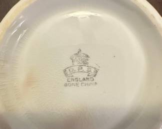 D.P.S. England Bone China Floral Serving Bowl
