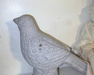 Concrete Robin Bird Statue