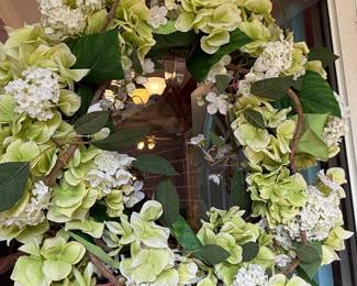 Artificial Hydrangea and Blossom Decorative Wreath