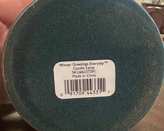 Lenox Winter Greetings Everyday Candle Lamp