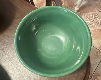 Garden Ridge Green Leaf Pattern Serving Bowl