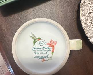 Lenox Summer Greetings Ruby-Throated Hummingbird Mug