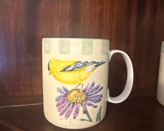 Lenox Summer Greetings Goldfinch Mug