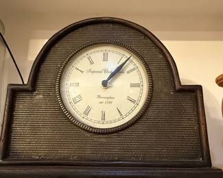 Imperial Clock Works Birmingham Wooden Mantel Clock