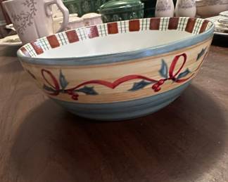 Lenox Winter Greetings Everyday Chickadee Serving Bowl