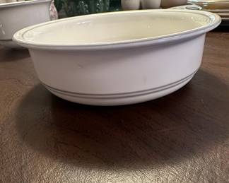 Lenox Chinastone "For The Grey Patterns" Serving Bowl