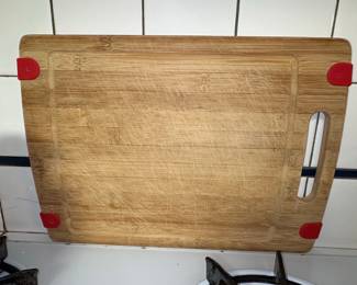 Bamboo Cutting Board with Silicone Corners
