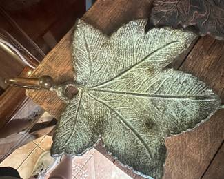 Cast Metal Maple Leaf Wall Hook
