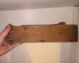 Vintage Wooden Cheese Box