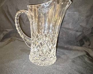 Gorham King Edward Crystal Pitcher