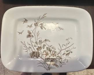 Alfred Meakin Royal Ironstone China "Morning Glory" Serving Platter