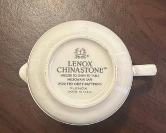 Lenox Chinastone Creamer - For The Grey Patterns