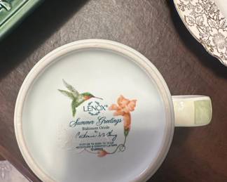 Lenox Summer Greetings Baltimore Oriole Mug