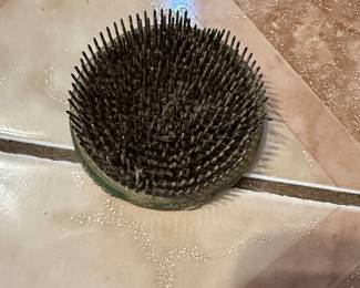 Vintage Heavy Cast Iron Flower Frog