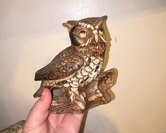 Homco Owl Figurine 1114