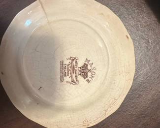 Mason's Patent Ironstone 'Watteau' Plate
