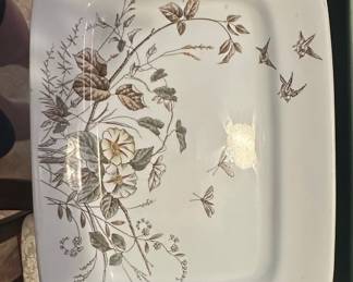 Alfred Meakin Morning Glory Transferware Serving Platter