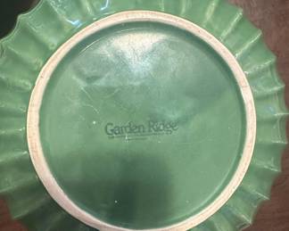 Furio Green Leaf Pattern Mixing Bowl