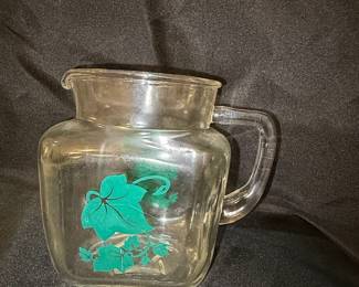 Federal Glass Ivy League Refrigerator Pitcher