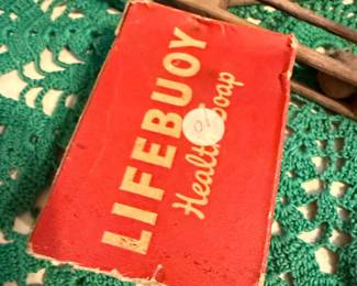 Vintage Lifebuoy Health Soap Box with Puralin