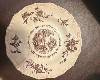Mason's Patent Ironstone 'Watteau' Plate