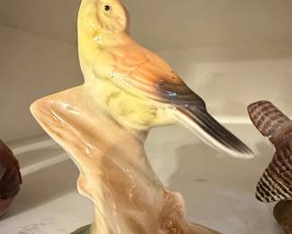 Royal Copley Yellow Bird Figurine