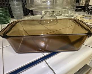 Pyrex Visions Amber Loaf Pan #213