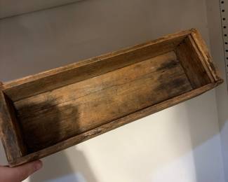 Vintage Wooden Cheese Box
