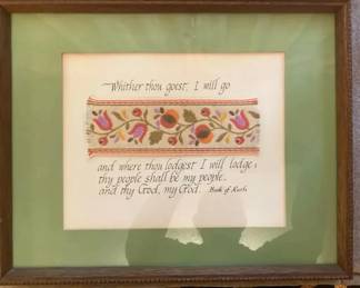 Framed, Numbered Needle Art Needle Art of the Old World by Isadore Industries