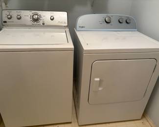 Working washer and dryer