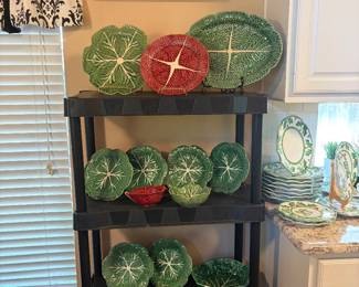 Bordalloh Pinheiro cabbage plates and bowls