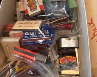Vintage matchbooks