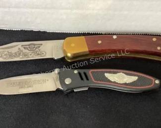 Harley-Davidson Buck knife & more