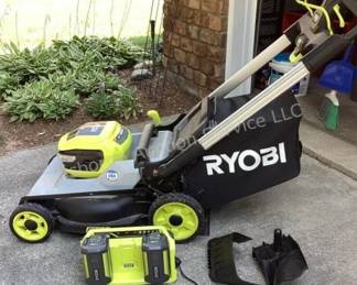 Ryobi 21" battery operated lawn mower