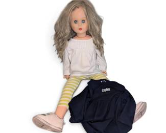 Vintage 31 Doll W Wig Dress