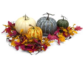 Plastic Pumpkins More Fall Decor