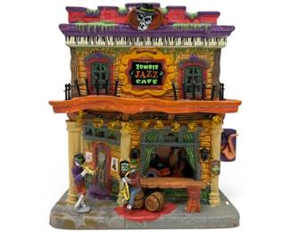 Lemax Spooky Town Zombie Jazz Cafe