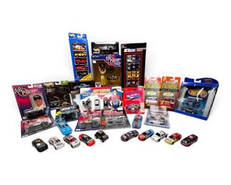 Assorted Toy Race Cars NASCAR, Hot Wheels, Jeff Gordon Collector Set, More