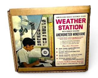 American Basic Science Club Weather Station 1960s Edition