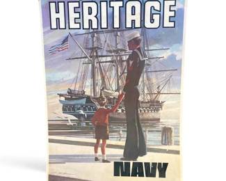 Heritage Navy Poster