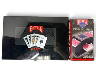 Bicycle Poker Set Card Shuffler