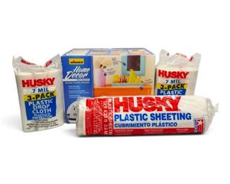 Wagner Home Decor Paint Sprayer Husky Plastic Drop Cloths