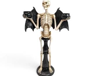 Halloween Skeleton Candle Holder