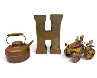 Rusted Metal Decorations