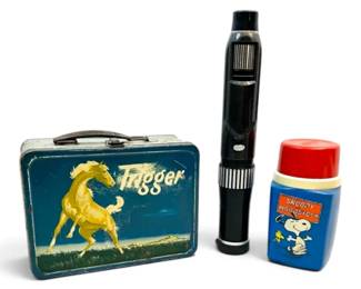 Roy Rogers Trigger Lunchbox, Snoopy Thermos More