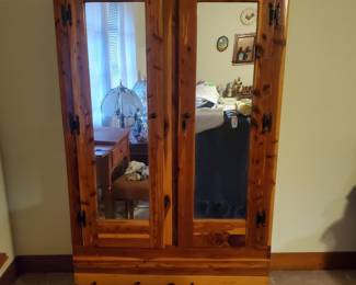 2 of 4 cedar armoire