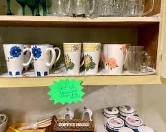 Example of cups available