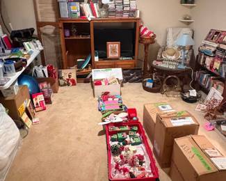 Lots of items in the basement