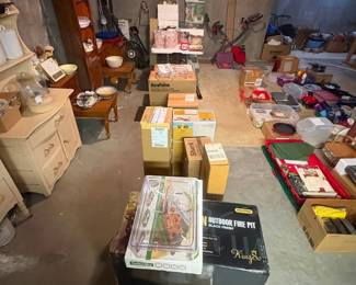 Lots of new items in boxes